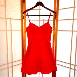 Tangerine Market & Spruce Keyhole Dress